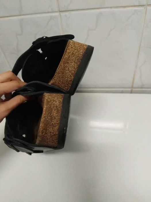 Saboti piele Birkenstock