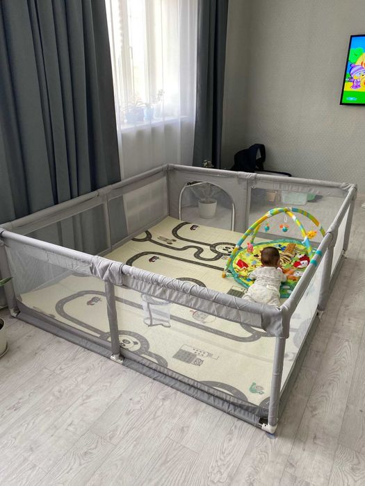 ВИСОКО КАЧЕСТВО Голяма детска кошара за игра ВИСОК КЛАС с ПОДАРЪЦИ