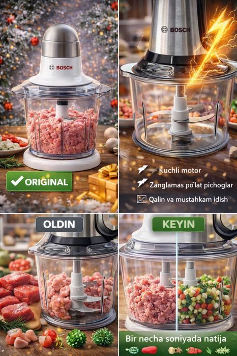 Choper , cho‘perlar, bosch qiylagich , g‘osht maydalagich