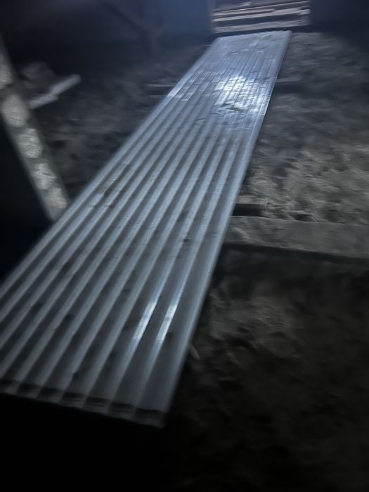 Профнастил новый белый