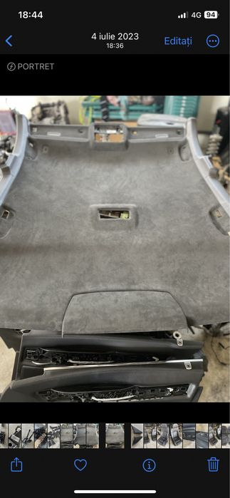 Plafon textil / alcantara piele conplet BMw f01 seria 7