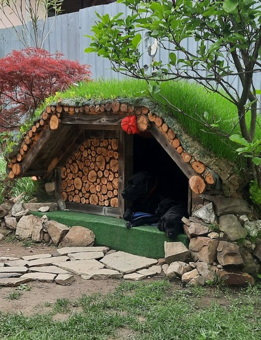 Cușcă pentru câine tip Hobbit