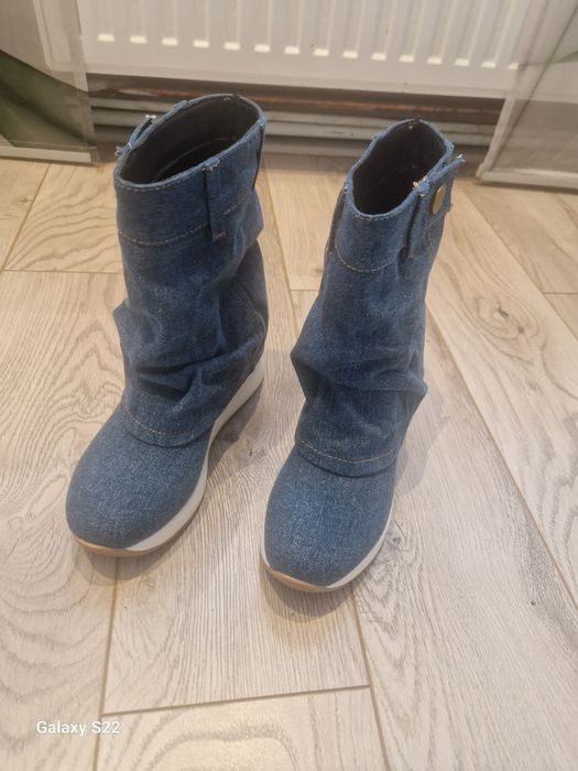 Ghete denim toamna primavara - 36, 5