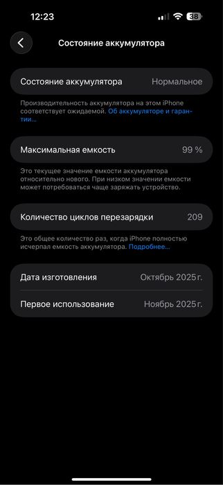 iPhone 17 Pro Max 256GB Cosmic Blue (АКБ 99%, Идеал)