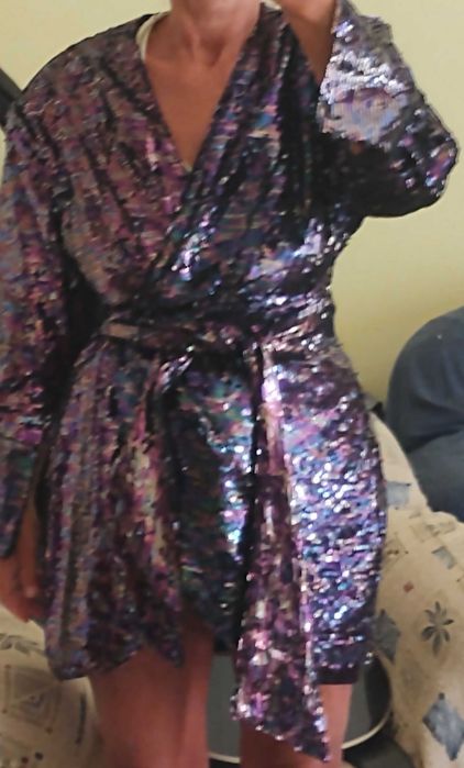 Карен Милен (Karen Millan) рокля с пайети и колан