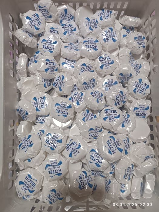 Гостиницы продукты. мыло.