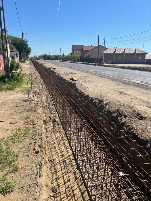 rigola carosabila armata , santuri betonate, rigole de acostament ,