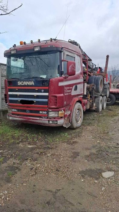 Vand camion transport lemn lung