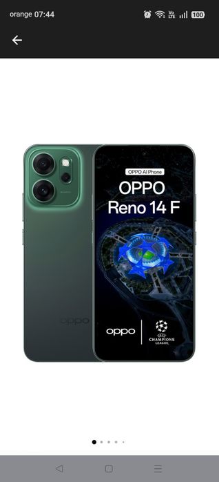 Oppo 14 F 5G  NOU Luminous Green, 8+8 GB RAM/256 gb