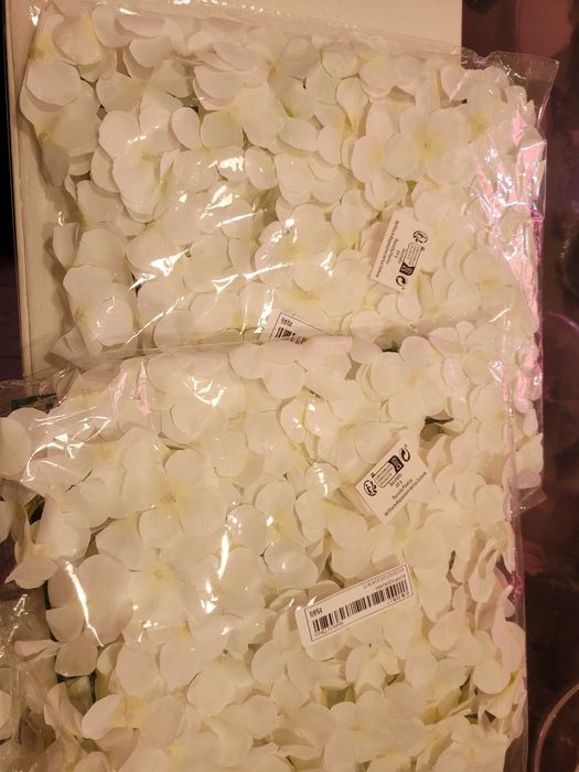 Сватбена декорация.Изкуствени цветя.Пано.