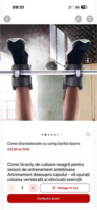 Ghete inversie Gravitationale Cizme Gravity noui la cutie Germany