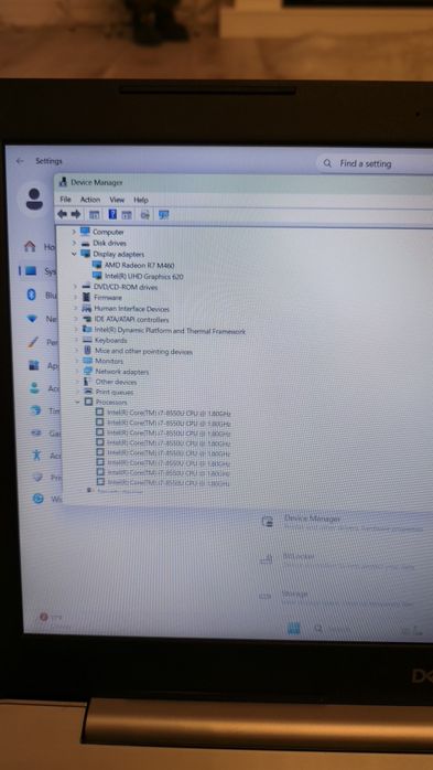 Laptop i7-8550u, 16Gb, ssd 512, 15.6Fhd, video 4Gb