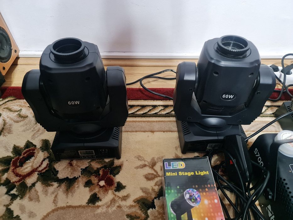 Moving head. Par Led. Stroboscop. Mini Stage Light