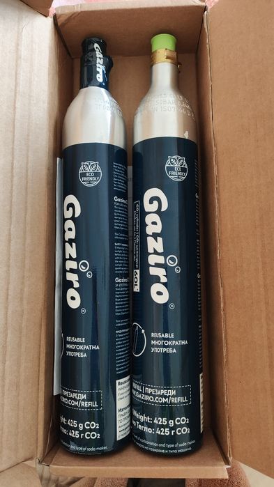 2 бутилки с винт за за машина за газирана вода