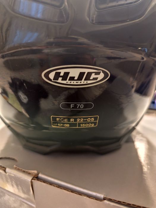 Cască moto HJC F70 Solid Metal Black – ca nouă + suport GoPro