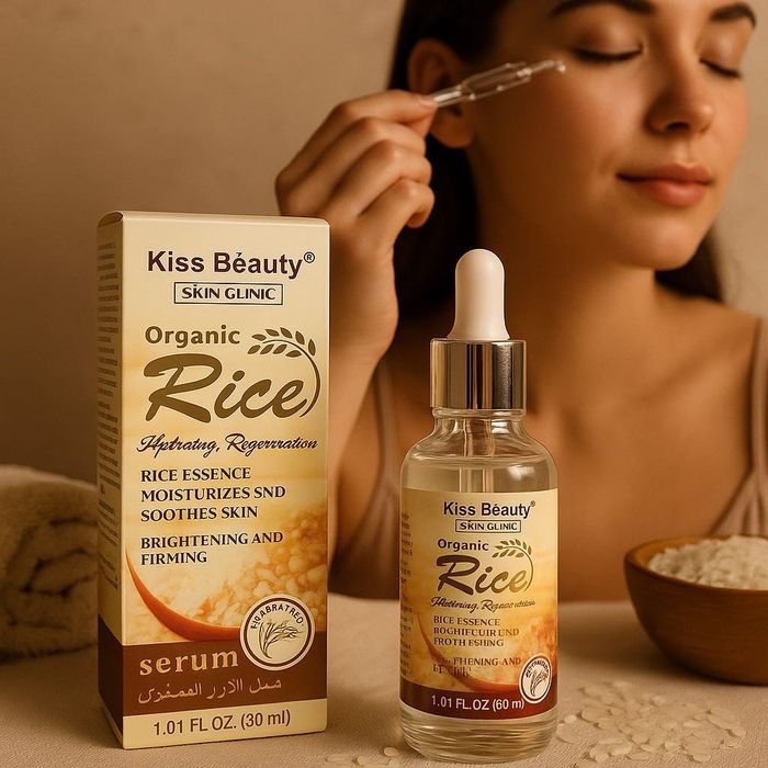Органичен серум с оризова есенция Kiss Beauty Rice Serum