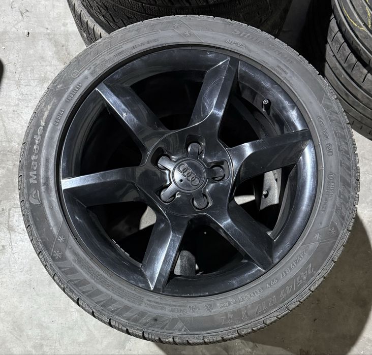 Jante originale Audi + cauciucuri de iarna Matador