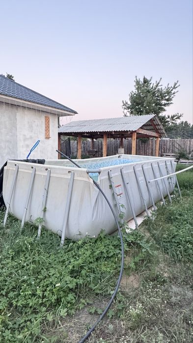 Продам каркасный бассейн 4,5*2,5*1,2 м
