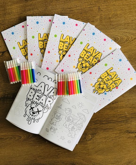 Персонализирани книжки за оцветяване Лава беър Lava Bear