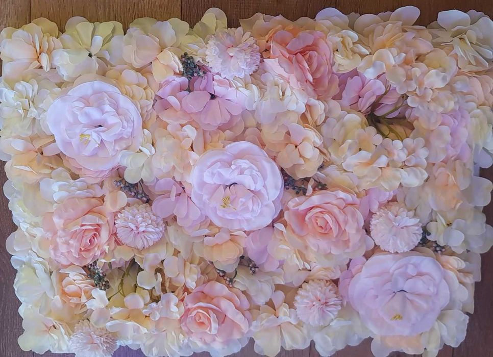 Изкуствени цветя панел стенен