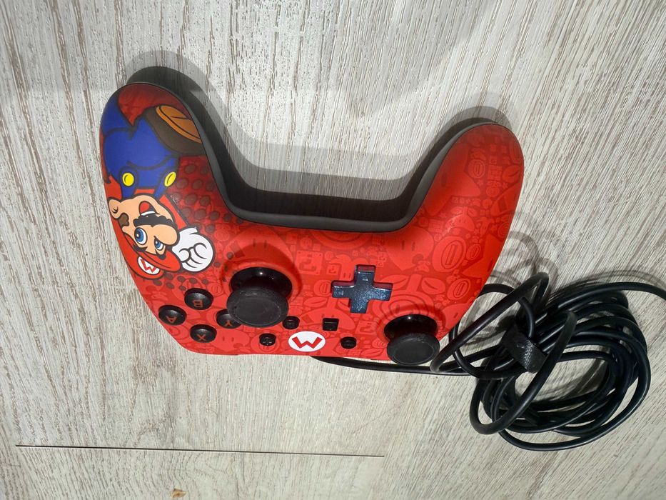 Контролер PowerA - Enhanced за Nintendo Switch, жичен, Mario