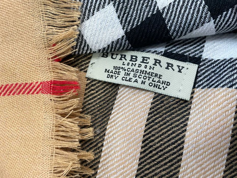 BURBERRY дамски кашмирен шал 100% КАШМИР