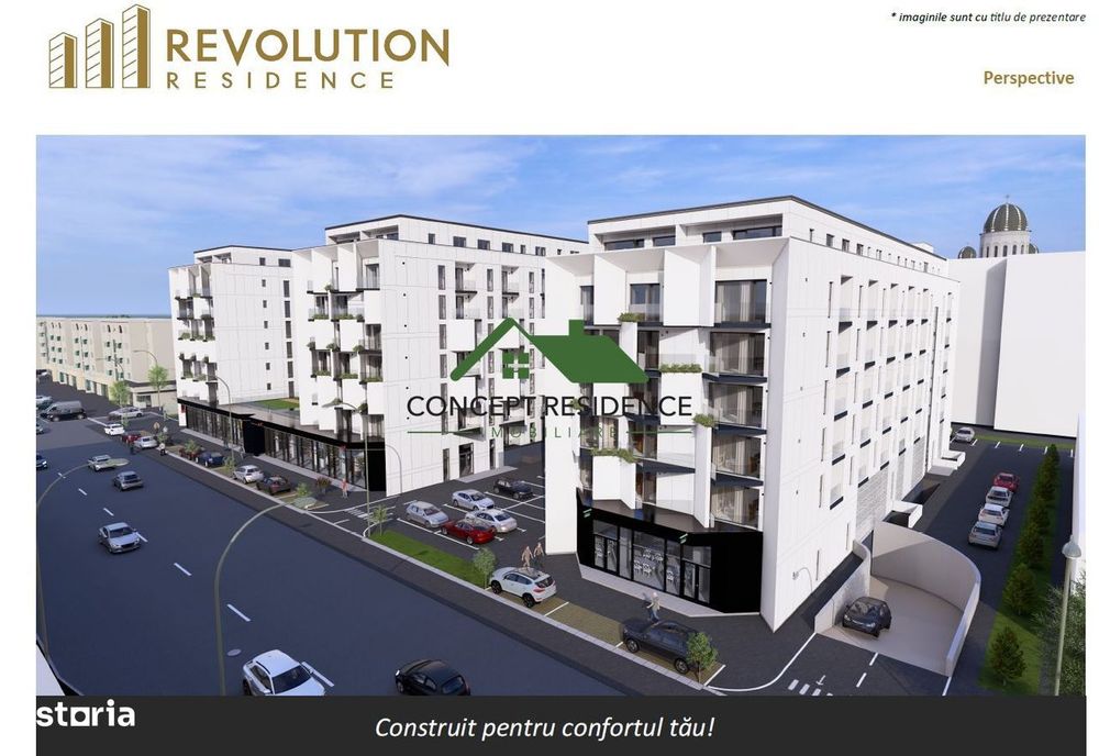 Apartament 1 cameră | 41 mp | Revolution Plaza Tower III