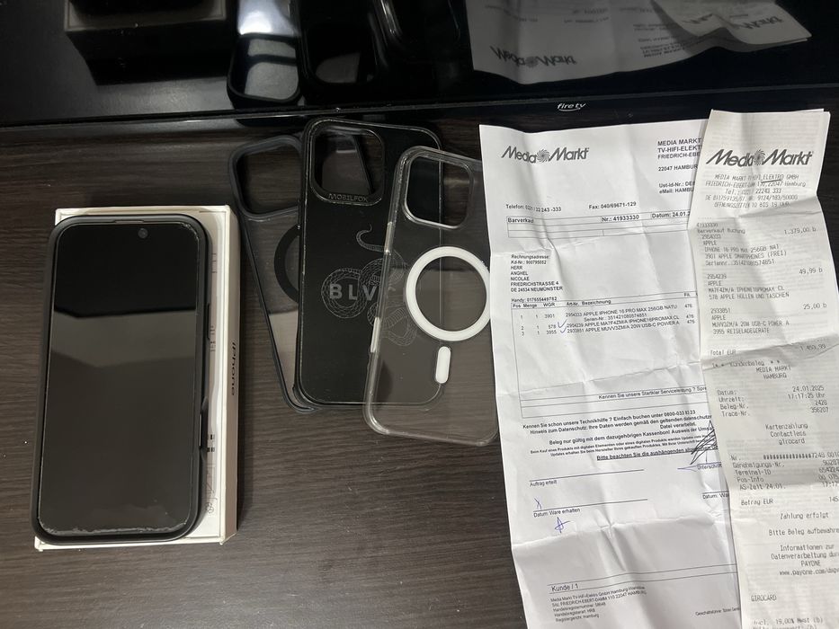 Vand Iphone 16 pro max 256 gb full box