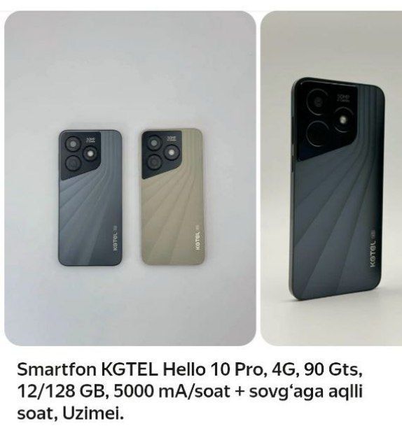 KGTEL Hello 10 Pro 4G 12/128 GB 5000A yangi pachka