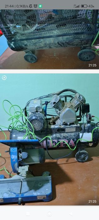 Kompressor, kesadigan aparat.