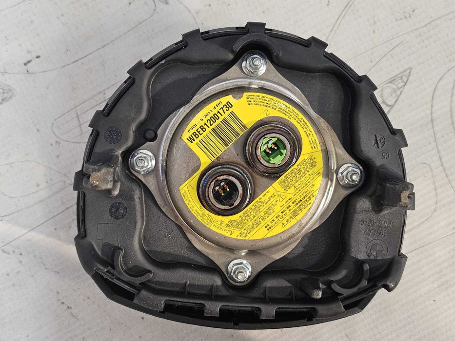 Airbag volan șofer BMW Seria 1 E81 E82 E87 E88 / Seria 3 E90 E91 2004-2013 2011 2.0i 88kW Cod OEM: 32306884672, 6884672 (5G3)