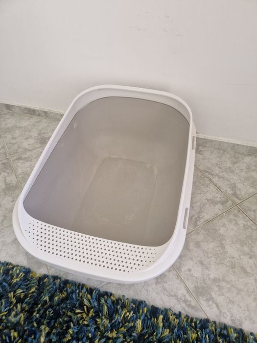 Котешка катерушка, тоалетна и легла.