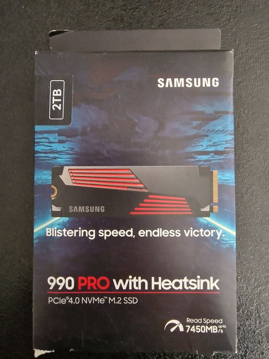 Solid State Drive (SSD) Samsung 990 PRO 2TB Heatsink, PCIe Gen 4.0 x4