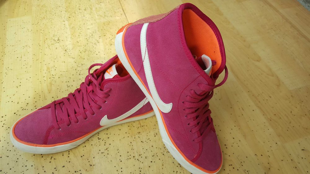 Дамски розови кецове NIKE PRIMO COURT MID SUEDE р-р 38,5