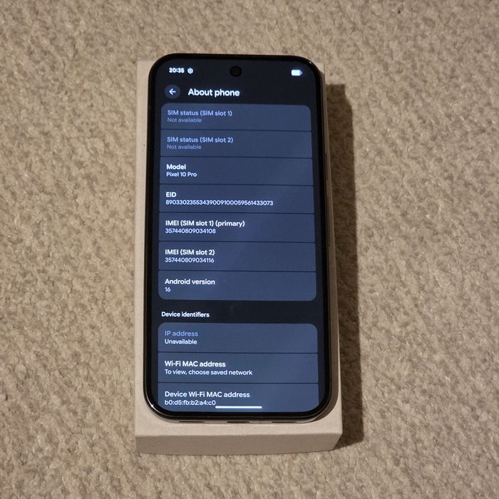 Telefon mobil Google Pixel 10 Pro, 1TB, 16GB RAM, 5G, Obsidian