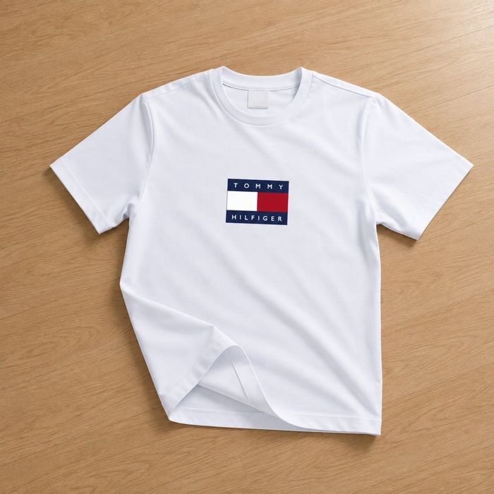 Tricou barbati alb L