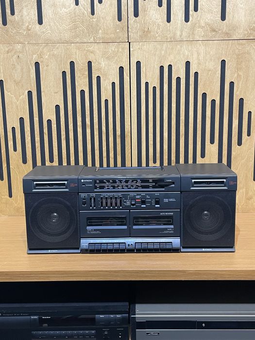 Radio casetofon boombox hitachi servisat, functional