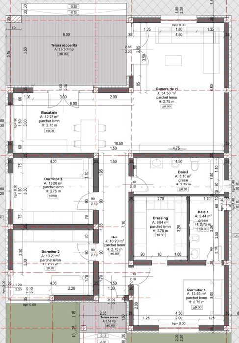 Casa la rosu in Cheriu