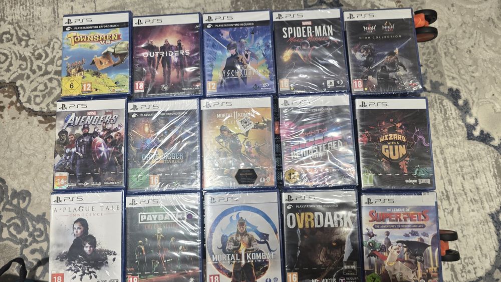 Игровые диски ps4 ps5 новые