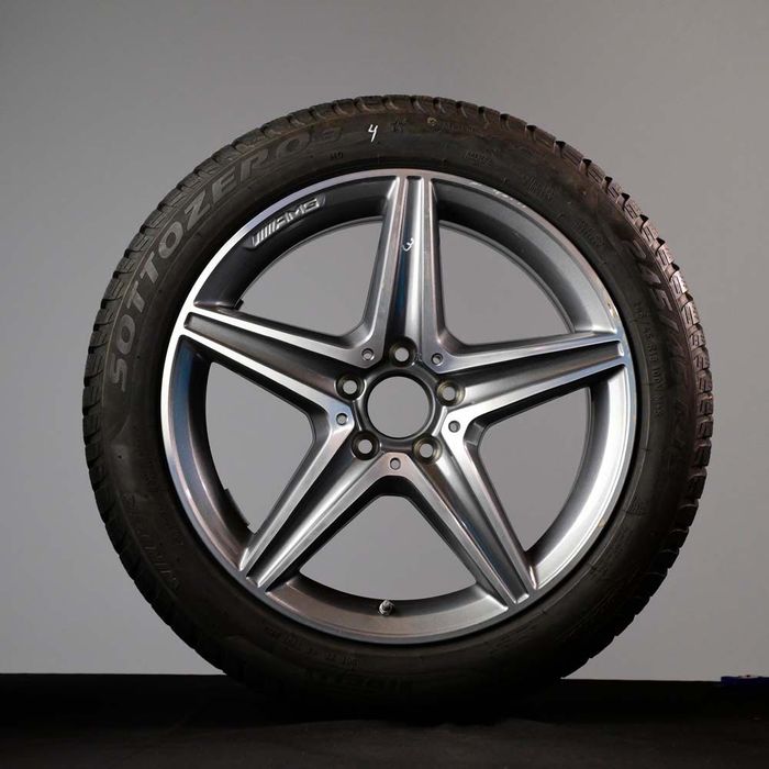 Комплект 4броя Pirelli Sottozero 3 245/45R18 100V DOT2920| Джанти AMG 8Jx18H2 ET43 A 2134011800 | Гуми и джанти