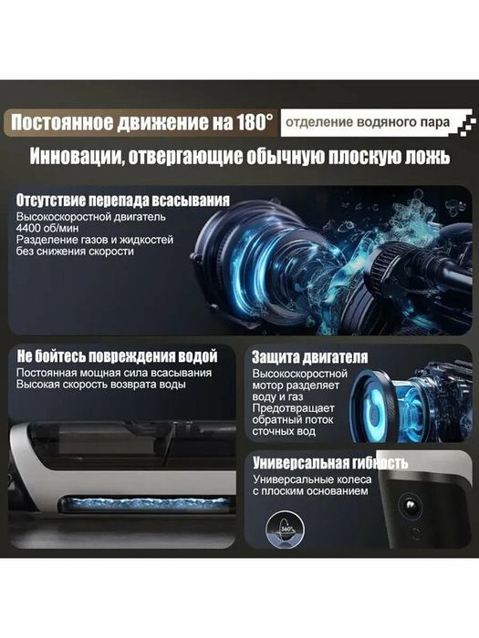Моющий вертикальный пылесос Dreame H14 Dual/H20UltraMix
