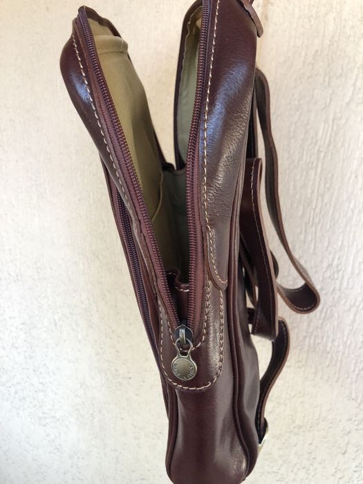 Раница от естествена кожа