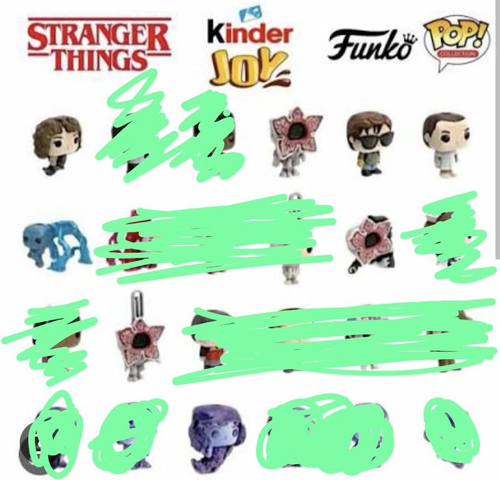 Kinder Обмен ОСД фигурки Хоппер и Макс