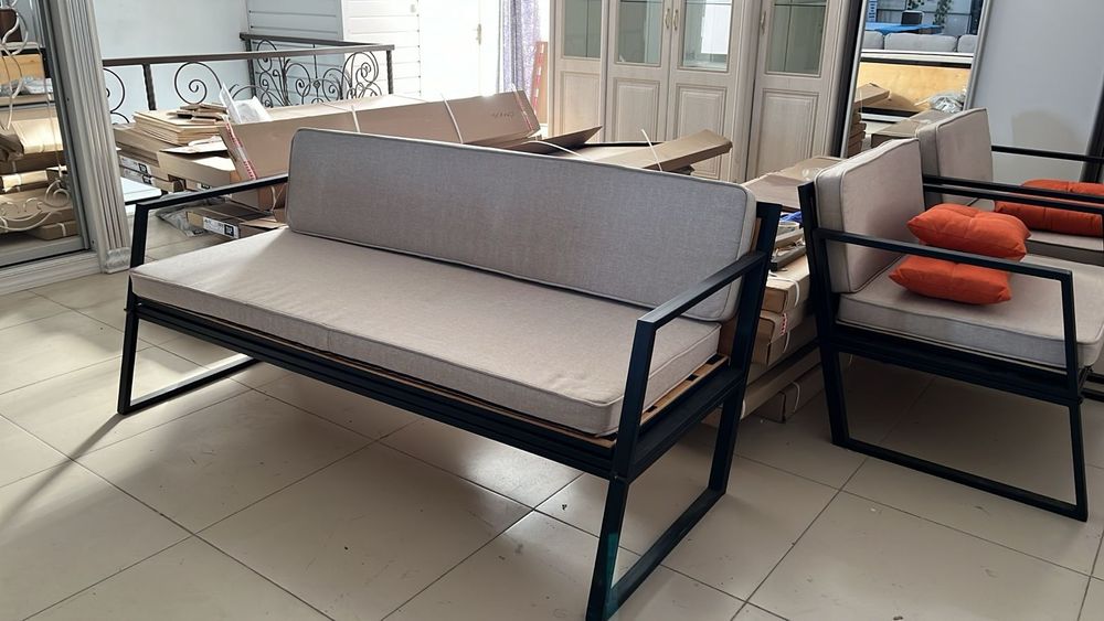 Диван и 2 кресла раскладные