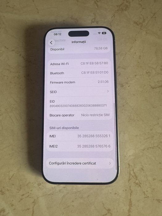 Iphone 16 pro impecabil