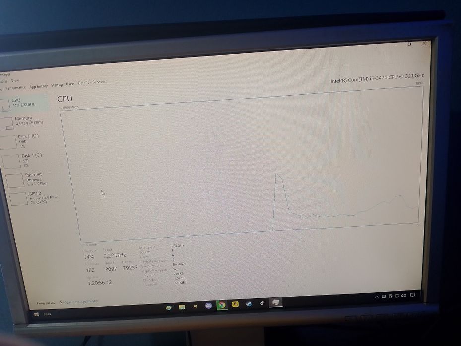 Vând PC HP gaiminc cu i5 3340 și o placa video asus