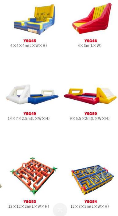 Jocuri gonflabile / obtacole / arena / sport / traseu