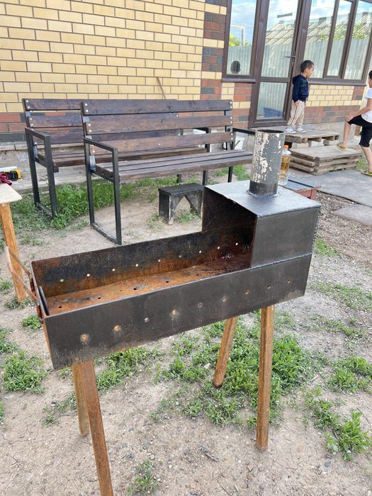Продам лавки и мангал