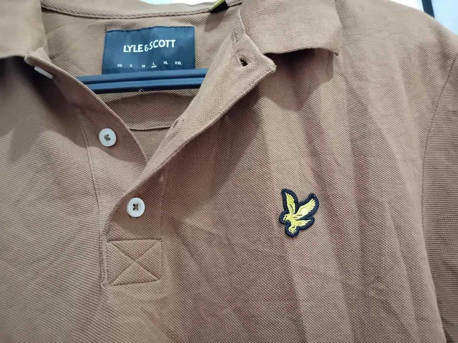 Чисто нова оригинална фланелка с яка Lyle & Scott