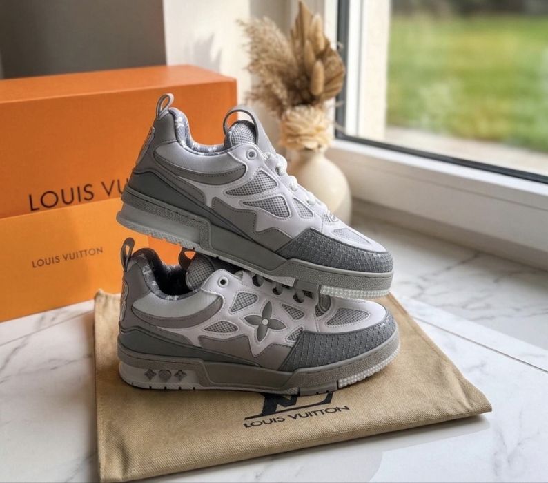 Sneakers Louis Vuitton Skate Grey White - SUPER OCAZIE